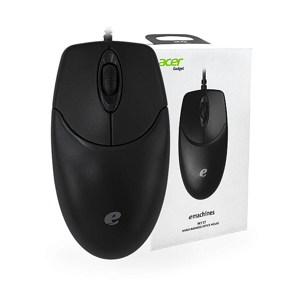 Mouse USB Optico M117 Preto - Acer