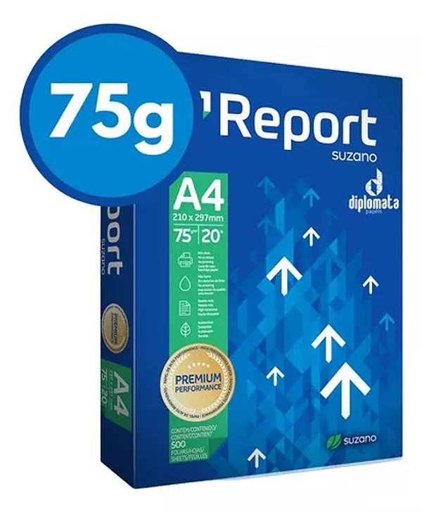 PAPEL A4 REPORT PREMIUM 75G BRA (500FLS)