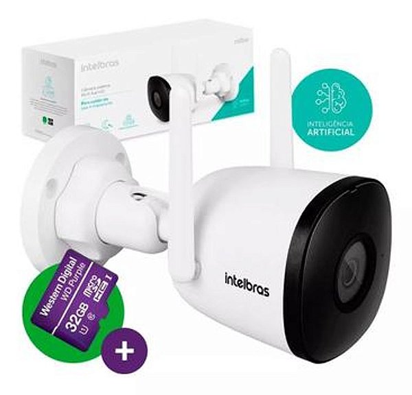 Câmera Externa Wifi FHD 103,8° 1080P Mibo IM5 - Intelbras