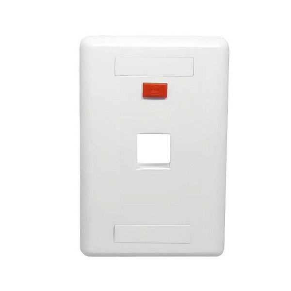 ESPELHO PLASTICO 4X2 P/ 1 RJ-45