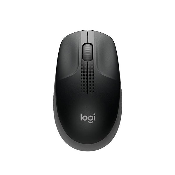 Mouse Logitech Sem Fio M190 Cinza