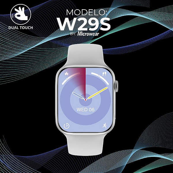W29s - Série 9, Com Função 2 Gestos, 47mm, Prata