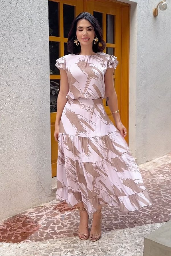 Conjunto Veneza de Saia e Blusa