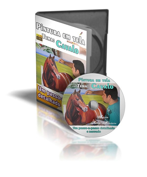 CURSO DE PINTURA EM TELA. TEMA CAVALO.