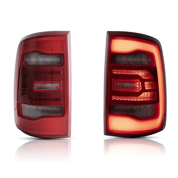 Lanterna Dodge Ram 2500 Full Led Vermelha 2012 até 2018