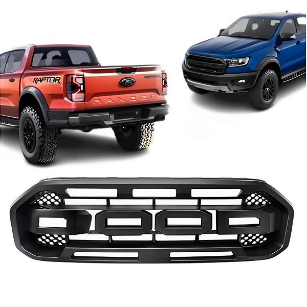 Grade Frontal Compatível Com Ranger 2020 A 2023 Raptor