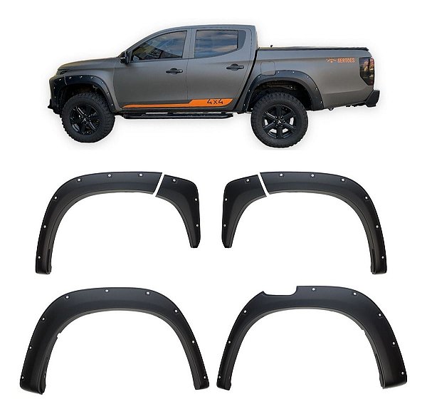 Alargador de Paralama Triton 2019 até 2022