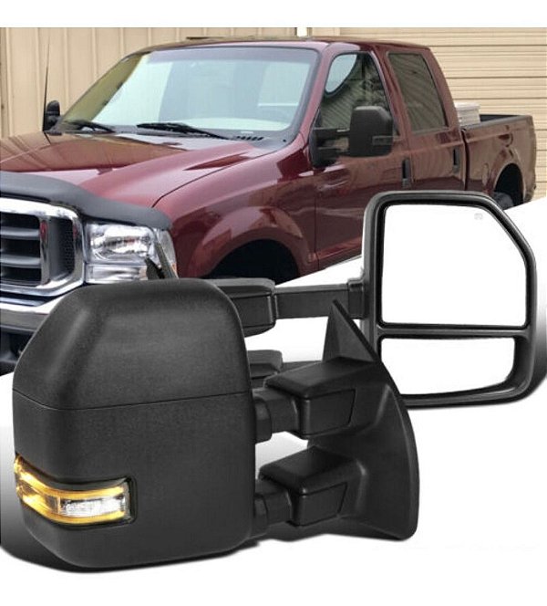 Retrovisor Reboque Seta Led F250 F350 F4000 1999 Até 2012