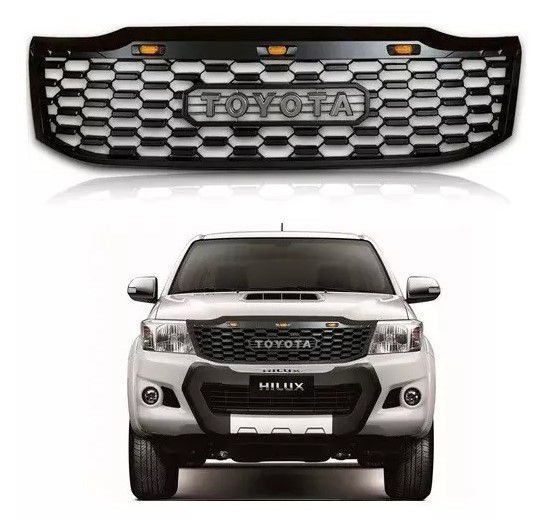 GRADE HILUX TOYOTA COM LED 2012 ATE 2015