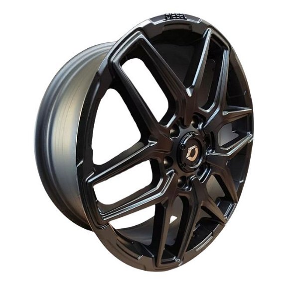 Roda Diesel Satin Black Aro 20x8 Furação 6x139.7