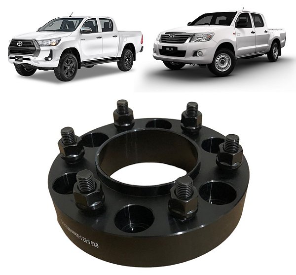 Unidade Espaçador de Roda Toyota Hilux 35mm 2006 Até 2022