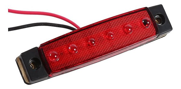 Luzes Led De Marcador Lateral Luzes De Caminhão Vermelho Kit