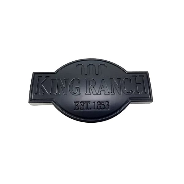 Emblema King Ranch Preto