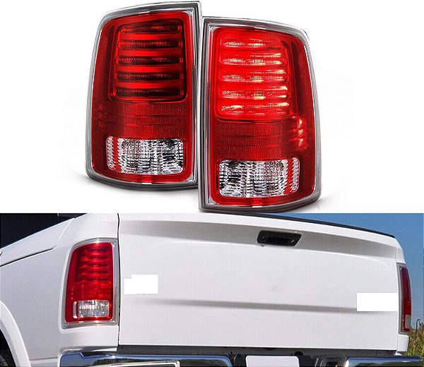 Par Lanterna Traseira Dodge Ram 2016 A 2019