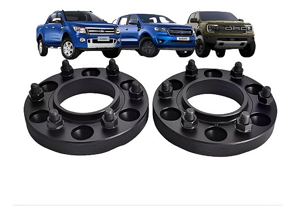 Par Espaçador  28mm Ford Ranger 2012/2024 Diesel Off Road
