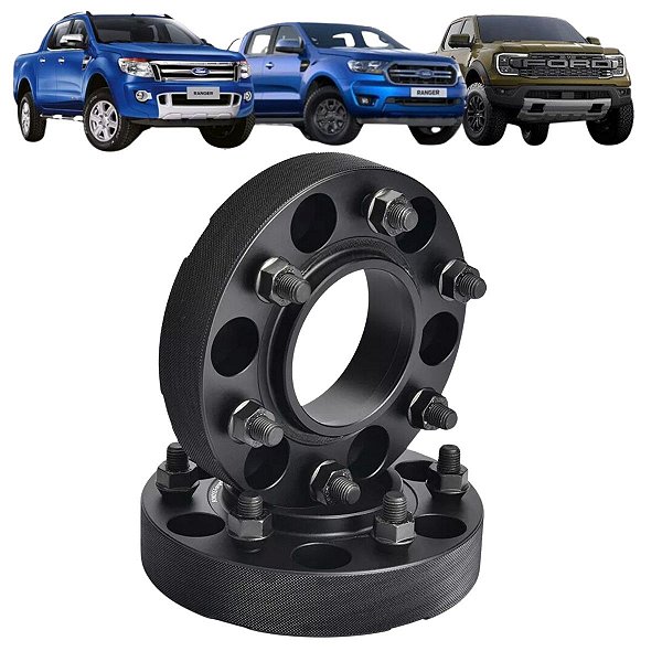 Par Espaçador De Roda Ford Ranger 2013 A 2024 50mm