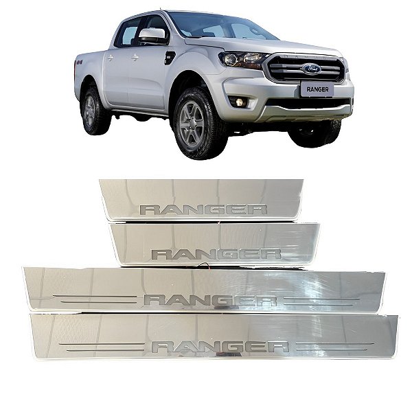 Soleira De Porta Com Led Ford Ranger 2013 A 2023