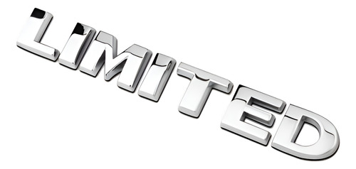 Emblema Traseiro Limited Cromado
