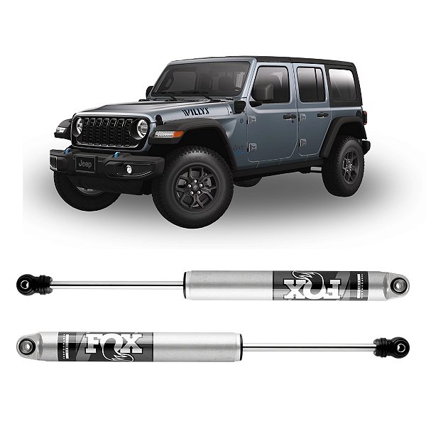 Par Amortecedor FOX 2.0 Traseiro Jeep Wrangler 2018 a 2025 0-1,5 polegadas