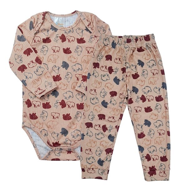 Conjunto Body Ursinho