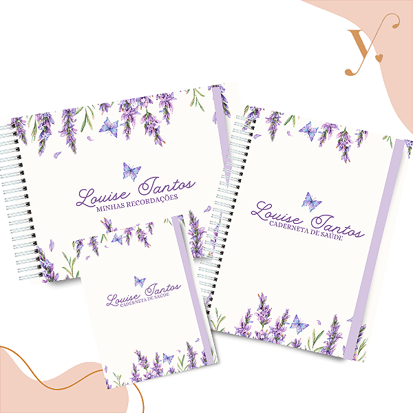 Kit Maternidade Afetiva - Floral Lavanda