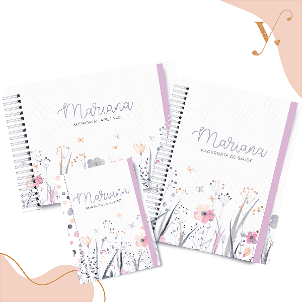 Kit Maternidade Afetiva - Jardim Lavanda
