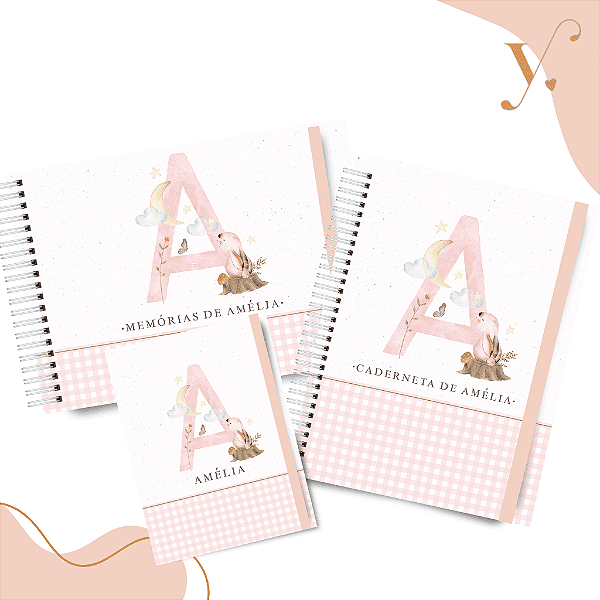 Kit Maternidade Afetiva - Inicial Coelhinha