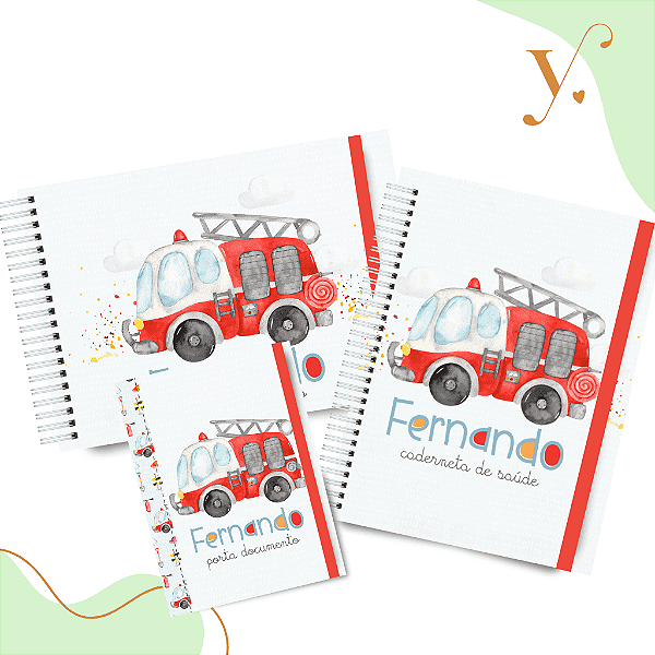 Kit Maternidade Afetiva - Bombeiros