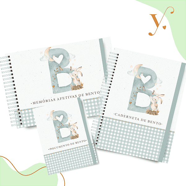Kit Maternidade Afetiva - Inicial Coelhinho
