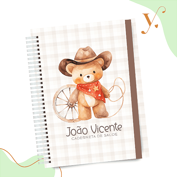 Caderneta de Vacinação - Cowboy Baby