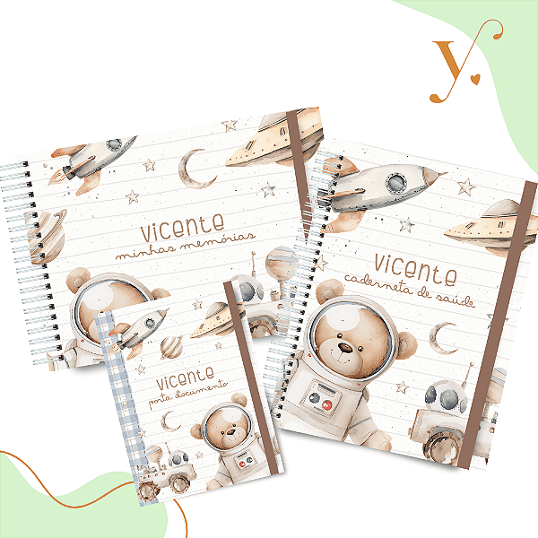 Kit Maternidade Afetiva - Astronauta Clean