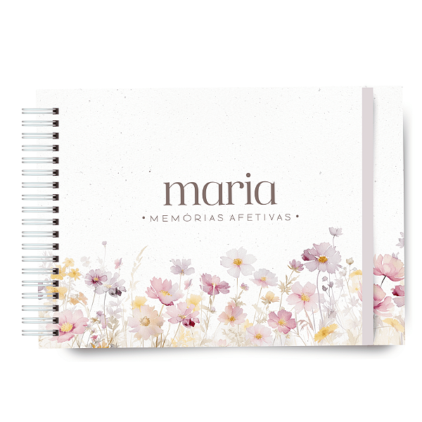 Livro do Bebê - Floral Delicado