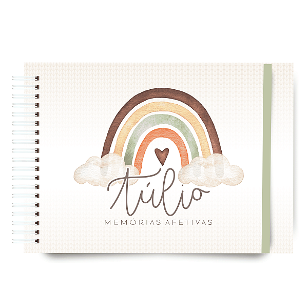 Livro do Bebê - Arco Íris Boho