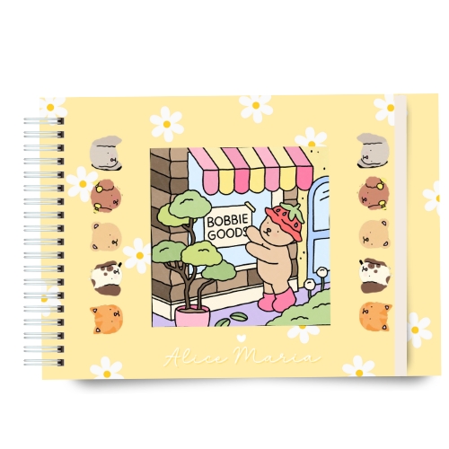 Livro de Colorir - Bobbie Goods - Amarelo Margaridas 100 páginas