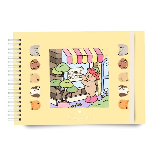 Livro de Colorir - Bobbie Goods - Amarelo 50 páginas