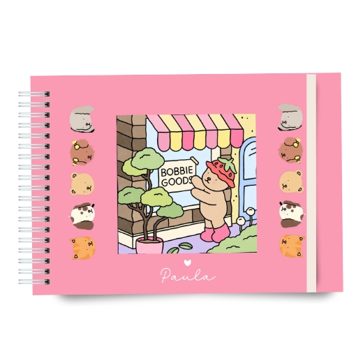 Livro de Colorir - Bobbie Goods - Rosa 100 páginas