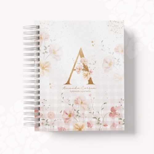 Agenda 2026 - Inicial Floral- Personalizado