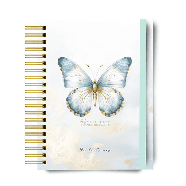 Agenda 2026 - Borboleta Azul - Personalizado