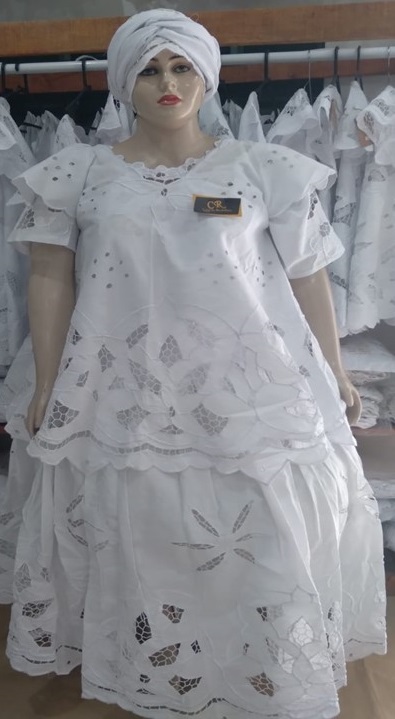 Baiana Branca rechilieu 6peças