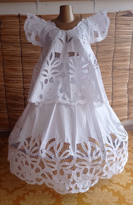 Baiana Branca rechilieu 6peças