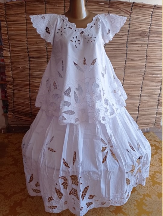 Baiana Branca rechilieu 6peças