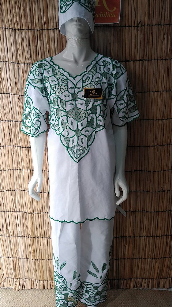 conjunto Masculino Rechilieu verde  3 peças