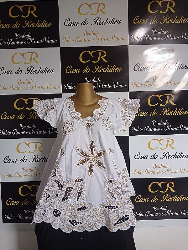 Bata Rechilieu  Branco e Prata