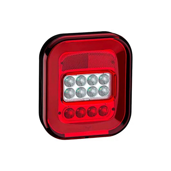Lanterna Traseira Nix Modelo Marmita Ford / Volks 12/24v Bivolt Sem Vigia - L4010