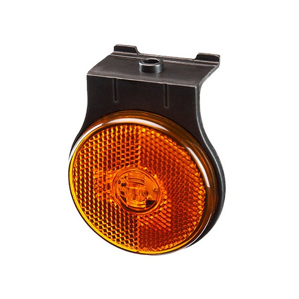 Lanterna Lateral 65mm Bivolt Com Suporte Âmbar - 8064.86.301