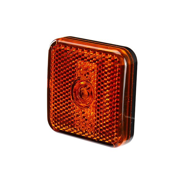 Lanterna Lateral Quadrada Âmbar Bivolt - 8961.80.301