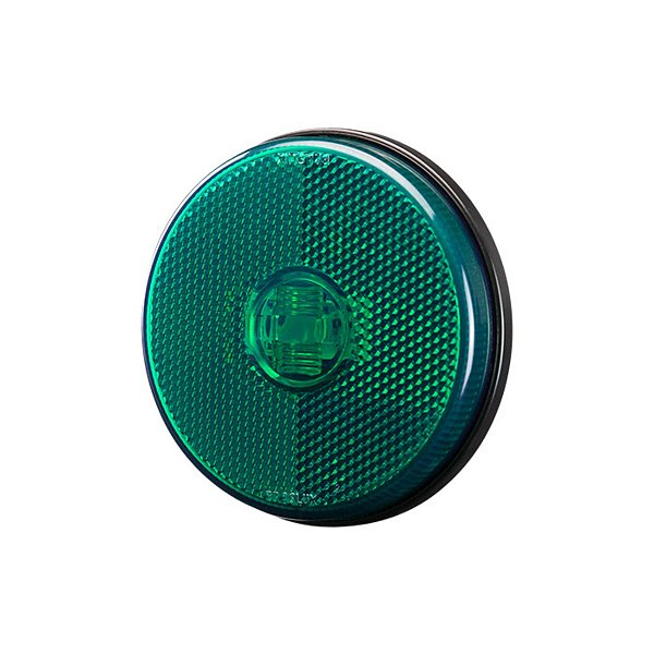 Lanterna Lateral 89mm Posição Retrorrefletor Bivolt Verde - 8099.70.304