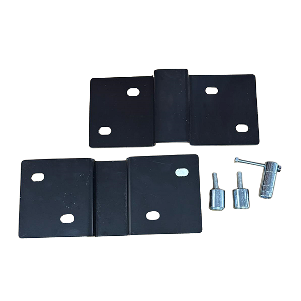 Suporte de Fixação Aço Preto para Box de Carga Plástico Médio / Pequeno - B073F
