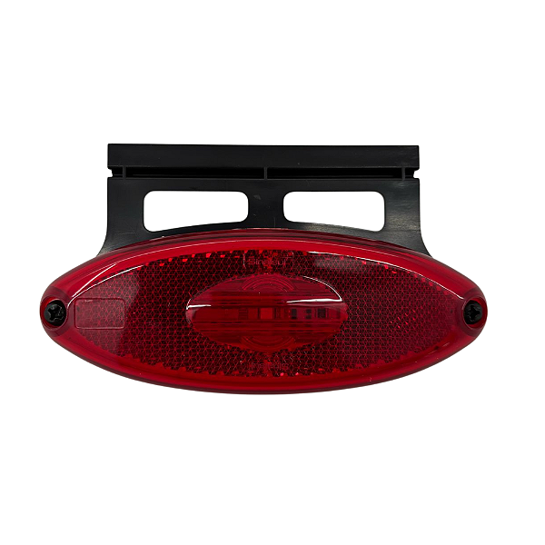 Lanterna Elipse com Suporte Flexível LED Bivolt – Vermelha – 2043VM