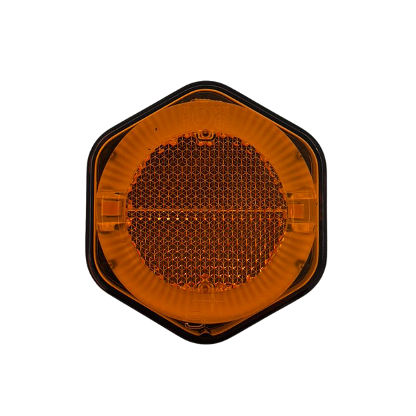 Lanterna Lateral LED Bivolt com Guia de Luz – Âmbar - 2052 AM